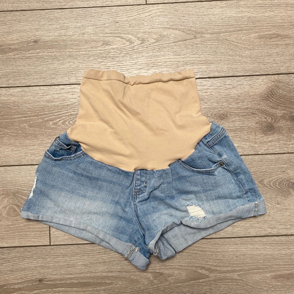 INDIGO BLUE JEAN SHORTS